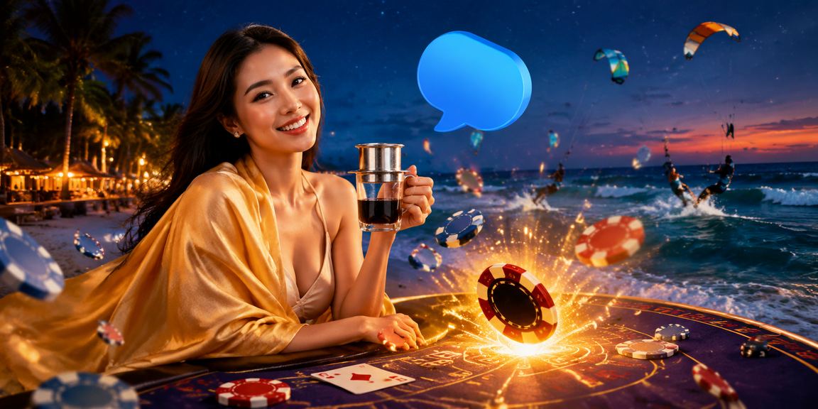 Người dùng chơi baccarat trên điện thoại tại Mũi Né