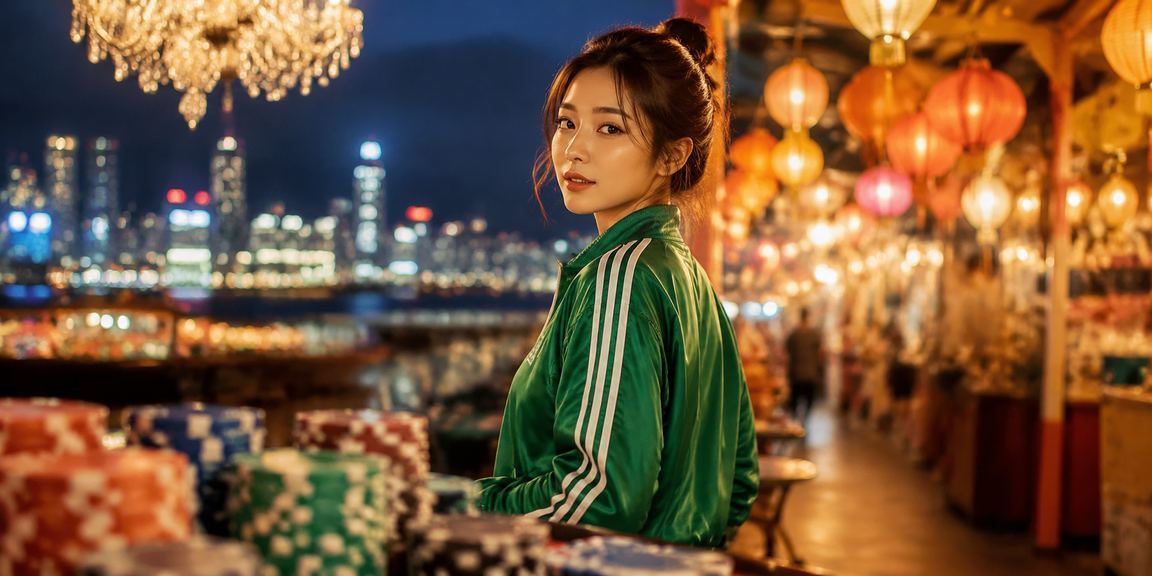 Không khí chợ đêm Vũng Tàu với ánh đèn sôi động gợi liên tưởng đến giải trí casino về đêm